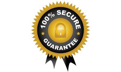 100% Secure Guarantee Badge