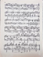 This musical page of classical music © Radarani