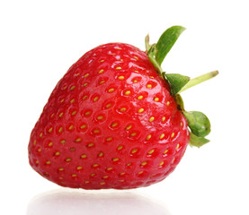 sweet strawberry isolated on white
