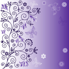 Gentle violet background