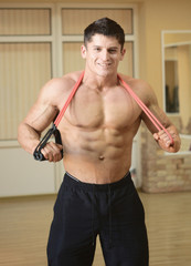 Obraz premium muscular male