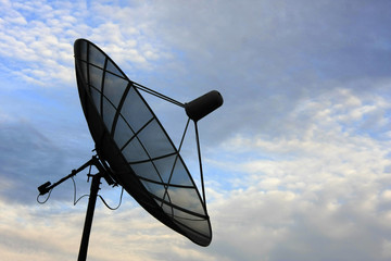 Satellite Dish on Portland Roof