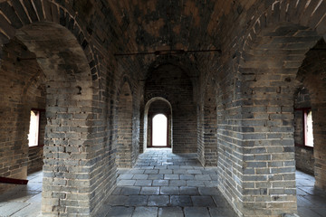 the watch tower of the internal structure of the great wall