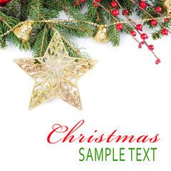 Christmas and New Year Border