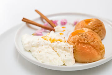 Baked apples.