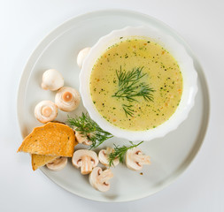 mushroom soup.
