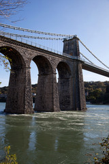 Fototapeta premium Views from under the Anglesey Bridges
