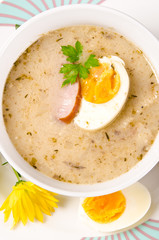 Zurek  ist eine herzhafte Polnische Suppe