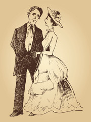 vintage couple