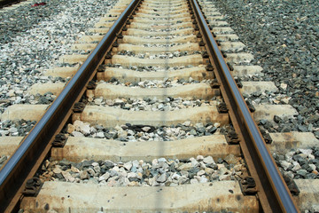 Naklejka premium railway tracks