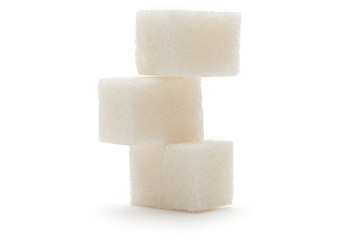 Sugar isolated on the white background