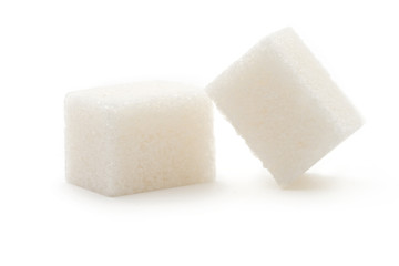 Sugar isolated on the white background