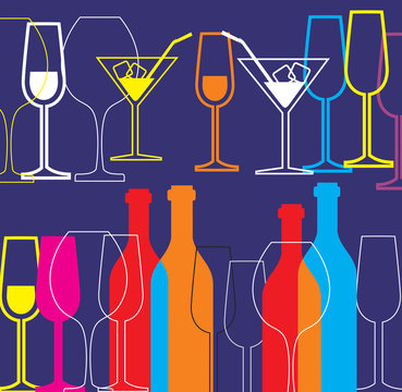 alcohol background