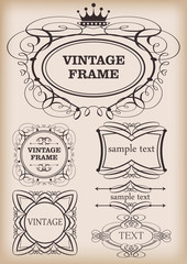 Frames set. Vintage