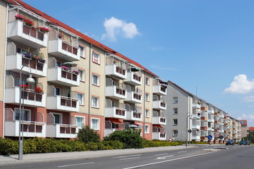 Plattenbau in Schwedt