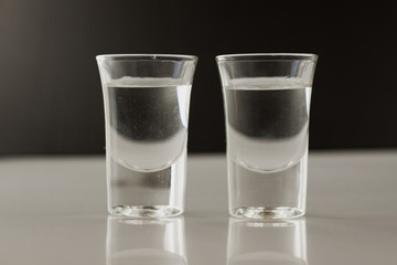 Two little glasses