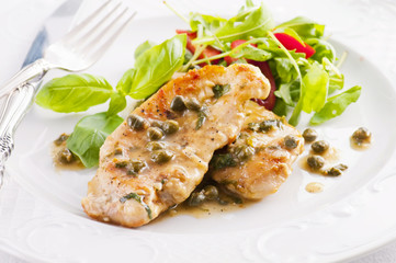 Hähnchen piccata