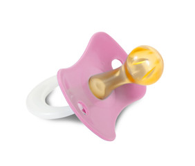Pink pacifier.