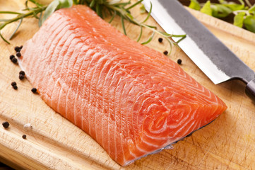 Lachs roh