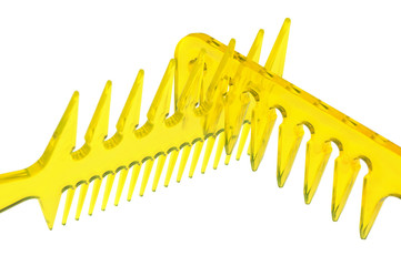 Set multi-coloured transparent combs
