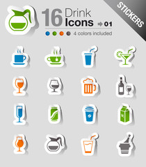 Stickers - Drink Icons