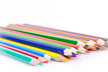 Naklejka premium colored pencils