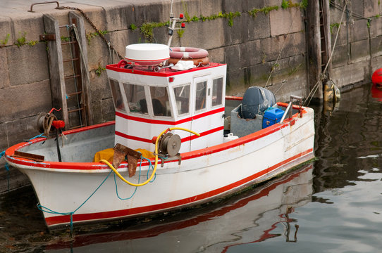cute small  fishboat