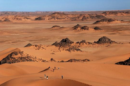 d&eacute;sert Lybien akakus