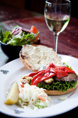 Portobello Mushroom Burger