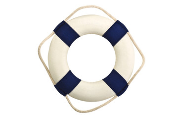 Life buoy on the white - 36570524