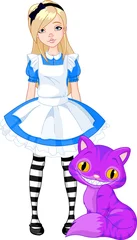 Foto op Plexiglas Sprookjeswereld Alice in Wonderland