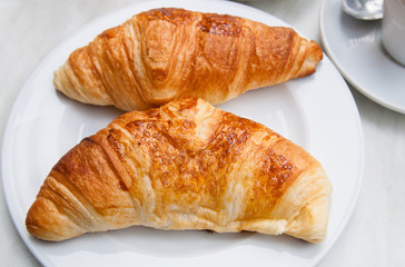 fresh croissant