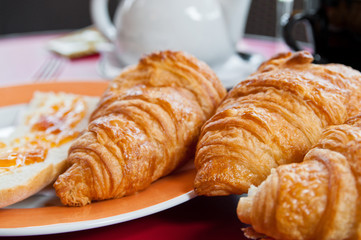 fresh croissant