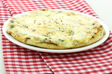 delicious italian cheese pizza