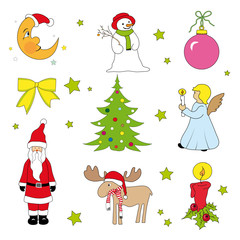 Weihnachts Motive Set