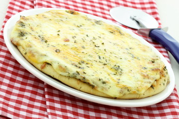 delicious italian cheese pizza