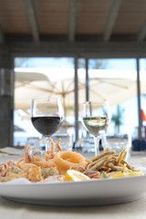 sunny day restaurant fried mix