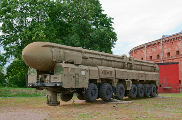 Topol-M (SS-27 Sickle) ballistic missile launcher