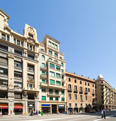 Fototapeta na wymiar View of Barcelona, Spain