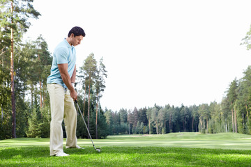 Obraz premium Playing golf