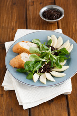 Feldsalat mit Birnen