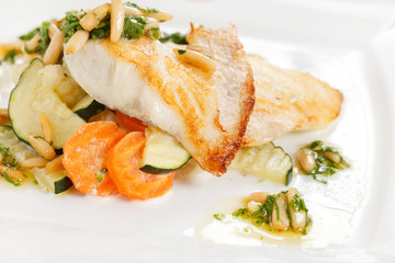 fish with vegetables