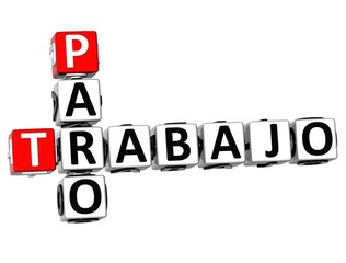 3D Trabajo Paro Crossword