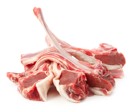 raw lamb meat