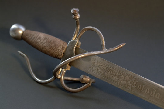 rusty sword detail