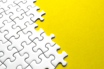 Obraz premium ジグソーパズル 黄色