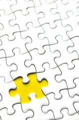 Obraz premium ジグソーパズル 黄色