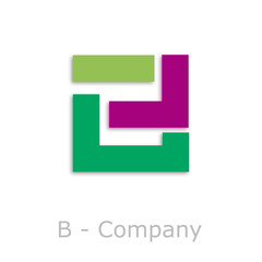 Sticks Logo initial letter B # Vector