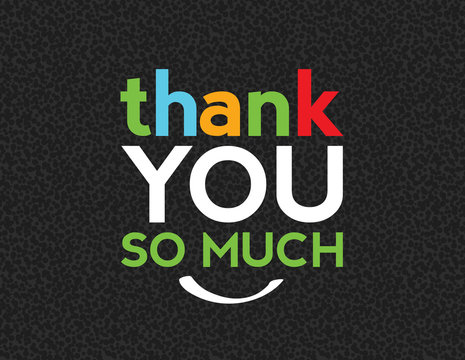 Thank You So Much Images – Browse 748 Stock Photos, Vectors, and