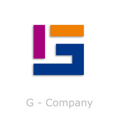 Sticks Logo initial letter G # Vector